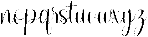 Birthday Regular otf (400) Font LOWERCASE