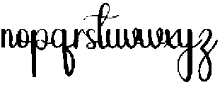 Birthday Regular otf (400) Font LOWERCASE