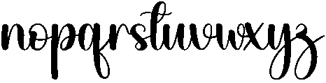 Birthday Regular otf (400) Font LOWERCASE