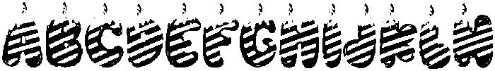 Birthday Regular otf (400) Font UPPERCASE