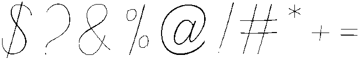 Birthday Script Regular otf (400) Font OTHER CHARS