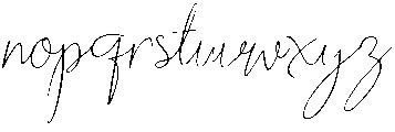 Birthday Script Regular otf (400) Font LOWERCASE