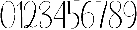 Birthday Signature Regular otf (400) Font OTHER CHARS