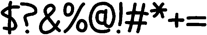 Birthday otf (400) Font OTHER CHARS