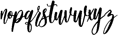 Birthday otf (400) Font LOWERCASE