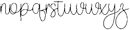 BirthdayThanksgiving Regular otf (400) Font LOWERCASE