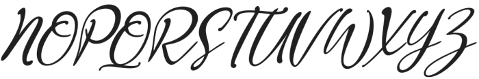 Bishail Script Italic otf (400) Font UPPERCASE