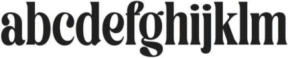 Bishry Regular otf (400) Font LOWERCASE