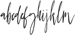 Biskidy Script Regular otf (400) Font LOWERCASE