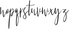 Biskidy Script Regular otf (400) Font LOWERCASE