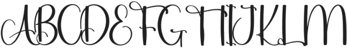 Biskiy Regular otf (400) Font UPPERCASE