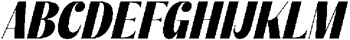 Bistika Italic otf (400) Font UPPERCASE