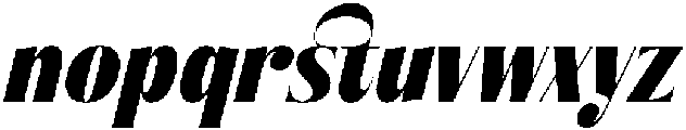 Bistika Italic otf (400) Font LOWERCASE