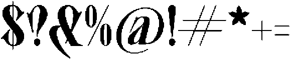 Bistoric Historic otf (400) Font OTHER CHARS