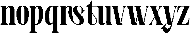 Bistoric Historic otf (400) Font LOWERCASE