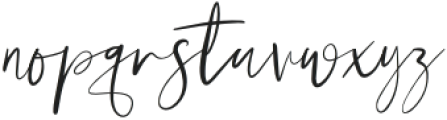 Bistro Script alt Regular otf (400) Font LOWERCASE