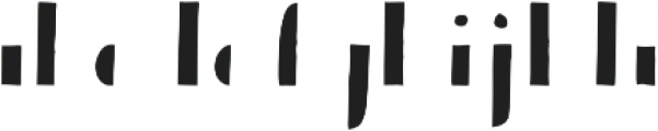 Bistro Serif otf (400) Font LOWERCASE