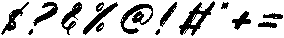 Bitalon Italic otf (400) Font OTHER CHARS