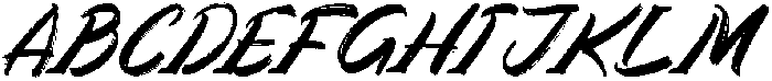 Bitalon Italic otf (400) Font UPPERCASE