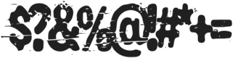 Bitblast Sans Textured otf (400) Font OTHER CHARS