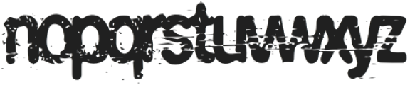 Bitblast Sans Textured otf (400) Font LOWERCASE