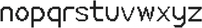 Bitbybit Regular otf (400) Font LOWERCASE
