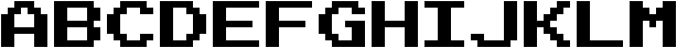 Bitcraft ttf (400) Font UPPERCASE