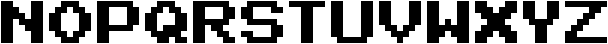 Bitcraft ttf (400) Font UPPERCASE