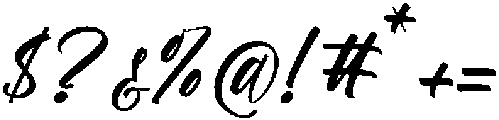 Biteful Market otf (400) Font OTHER CHARS