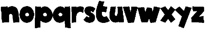 Bitey Crumb Regular otf (400) Font LOWERCASE