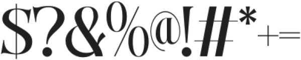 Bitho Luxury Regular otf (400) Font OTHER CHARS