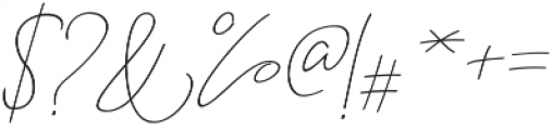 Bitlamero Slant Script Italic otf (400) Font OTHER CHARS