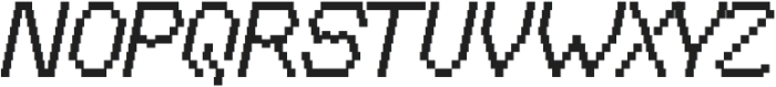 Bitroad-Italic otf (400) Font UPPERCASE