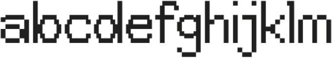 Bitroad-Regular otf (400) Font LOWERCASE