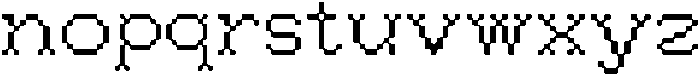 BitsyByte Regular otf (400) Font LOWERCASE