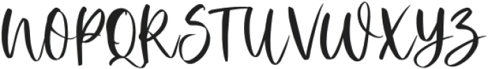 Bitteraty Regular otf (400) Font UPPERCASE