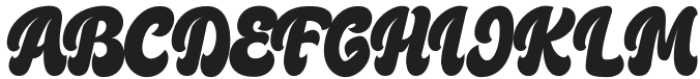 Bitterking Regular otf (400) Font UPPERCASE