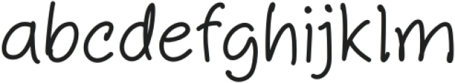 Bittledip Regular otf (400) Font LOWERCASE