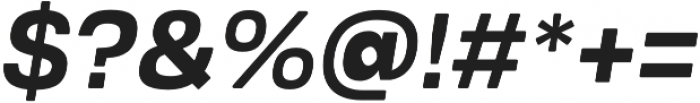 Biwa Display otf (700) Font OTHER CHARS