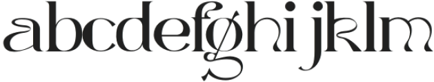 Biyari-Regular otf (400) Font LOWERCASE