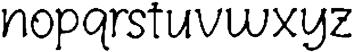 Biyeho ttf (400) Font LOWERCASE