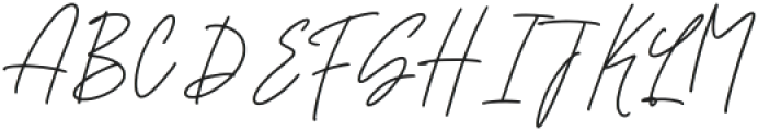 Biyenka Signature Regular otf (400) Font UPPERCASE