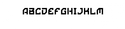 BIOZARD.otf Font UPPERCASE