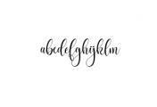 Bigola TTF Font LOWERCASE