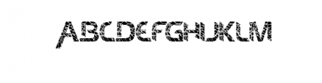 Bigstone.ttf Font UPPERCASE