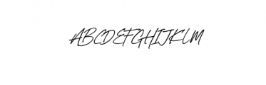 Billistone A Handwritten Font Font UPPERCASE