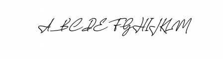 Birmingham Signature Font UPPERCASE