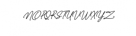 Birmingham Signature Font UPPERCASE