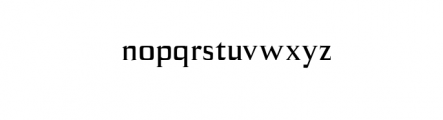 Birtle-Regular.otf Font LOWERCASE