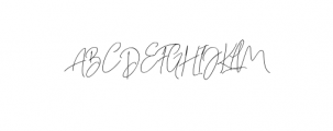 Bitlamero Script.ttf Font UPPERCASE